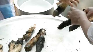 Goat leg Cooking and Making of Biryani