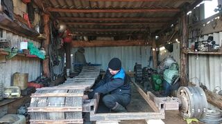 самодельный гусеничный вездеход 1 часть начало