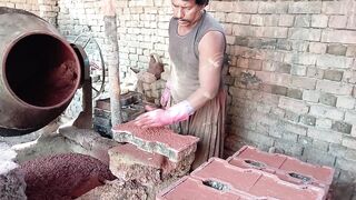 How to make Tuff Tiles design | Cement Tuff Tile Making in Factory | kitchen tile design |