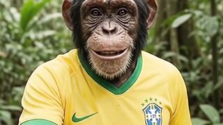 Chimpa vai ao maracanã