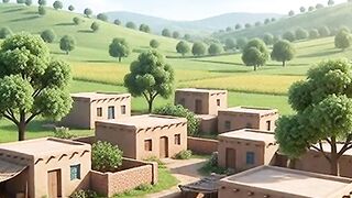 Beautiful Pakistani Village | Green Nature & Peaceful Village Life 🌿