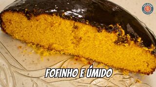 BOLO DE CENOURA SEM GLÚTEN Fofinho de Liquidificador que NÃO SOLA e NÃO AFUNDA
