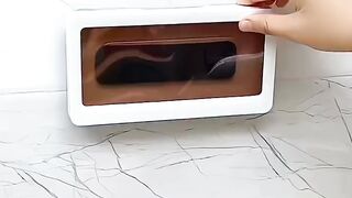 Adhesive waterproof mobile cover