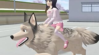 Sakora school game journey dog and girls