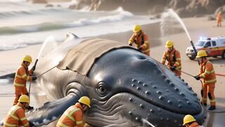 RESCUE BLUE WHALE 🐋🐳🐋