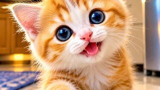 Adorable Kitten Asks for More Milk 😺🥛 | Funny AI Cat Video