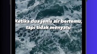Ketemu Tapi Nggak Nyatu?! 🌊😳 #ocean  #radex