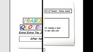 Funny news: After taking a mud bath... [Quotes and Poems]