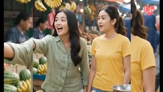 Comedy dua wanita cantik
