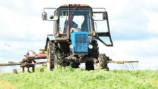 Heavy Machine Working on a Farm