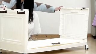 Premium rotating plastic storage almirah