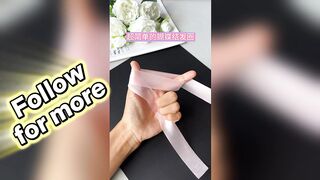 ✨ Make Your Own Beautiful Hand Band at Home! Easy DIY Craft Idea 💕🧵