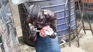 La douche .
