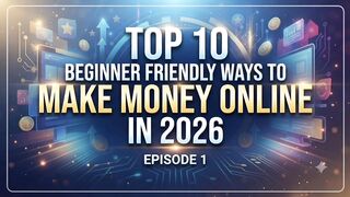 Top 10 Ways to Make Money Online as a Beginner in 2026 – Episode 1