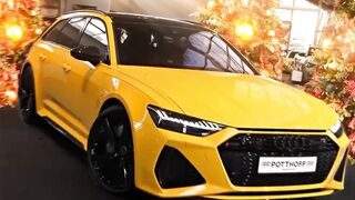 💛 Audi RS6 Avant Launch Mode Activated 🔥 The Ultimate Performance Wagon