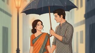 বৃষ্টিতে একছাতার নিচে ভালোবাসা ☔💕 | গল্প সন্ধ্যা