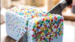 Satisfying Colorful Bead Soap Slicing ASMR | Confetti Cuts