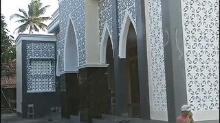 Completing the conversion of the prayer room into a mosque.
