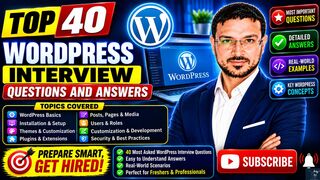 WordPress Interview Questions and Answers 📝 | WordPress Interview Tips