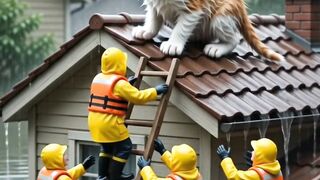 Baby cat 🐈 Rescue video