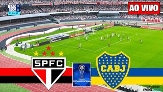 SÃO PAULO X BOCA JUNIOR AO VIVO COM IMAGENS - COPA SULAMERICANA 2026 - JOGO DE HOJE