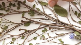 I Made a Love Story From Dried Flowers ❤️🌸