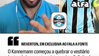 weverton falando de walter kaneman