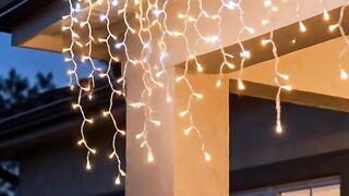 LED cascade string lights 🎄