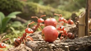 🍎 Apple Juice Factory — Title & Hashtags Title: Tiny Ants' Apple Juice Factory
