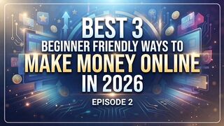 Best 3 Beginner Friendly Ways to Make Money Online in 2026 – Episode 2
