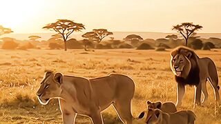 🦁🐒 Monkey Teases the Lion… Big Mistake! 😂🔥 #Shorts #Lion #Monkey #Wildlife