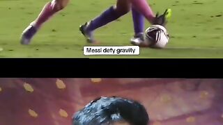 Gravity has nothing on messi