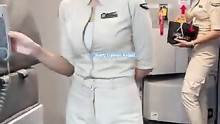 Pesona Pramugari Cantik Super Air Jet Pesawat Airbus A320-200.mp4