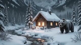 “MIDNIGHT TERROR: BEAR ATTACKS CABIN! 🌲🐻”