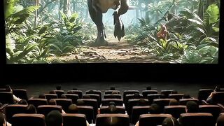 When the Movie Gets WAY Too Real! 🦖😱🍿