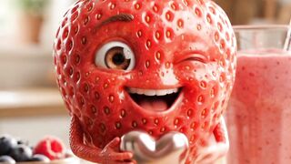 What Eating Strawberries Does to Your Skin & Heart! 🍓✨ #Shorts #HealthTips