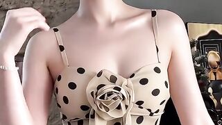 Đầm hai dây voan 2 lớp có mút ngực