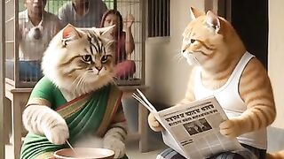 When Cats Rule the World! 😹 | Hilarious AI Cat Animation