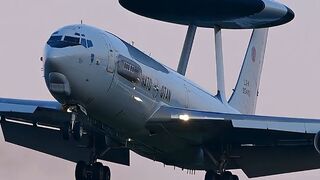 🔎 CLOSE UP WITH THE MIGHTY NATO AWACS AT GEILENKIRCHEN AIR BASE