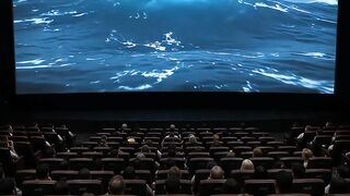 When the movie gets a little too real! 😱🍿