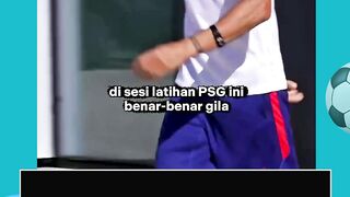 Totalitas tanpa batas ala Luis Enrique di sesi latihan PSG! 🧠⚡