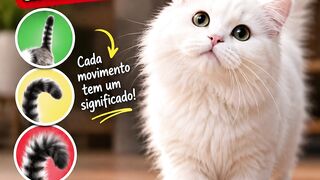 Olhe para a cauda antes de tentar entender seu gato.