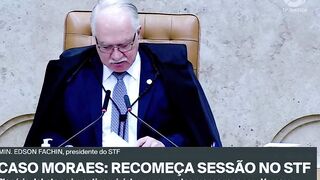 Fachin vota para manter casos Moraes e Mendonça separados