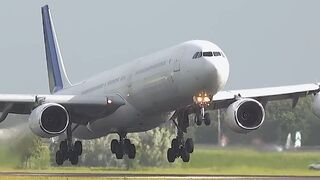 🌪️ EPIC Touch & Go-Around A340-600💨