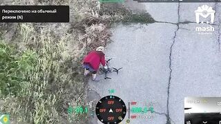 ЗАПОРОЖСКАЯ БАБУШКА ОБЕЗВРЕДИЛА ДРОН.
