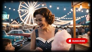 Boardwalk Carnival Lights 🎡❤️ | 1950s Romantic Music
