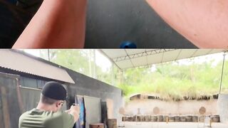 Treinando IPSC numa pista Média