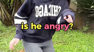 Is he angry