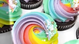 Satisfying Rainbow Cupcake Decorating Ideas & Techniques