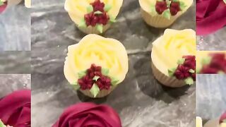 Elegant Rose Cupcake Decorating Tutorial | Floral Buttercream Piping 🌹🧁